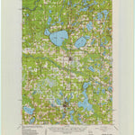 United States Geological Survey Webster, WI-MN (1955, 62500-Scale) digital map