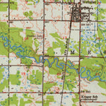 United States Geological Survey Webster, WI-MN (1955, 62500-Scale) digital map