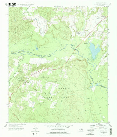 United States Geological Survey Weches, TX (1973, 24000-Scale) digital map