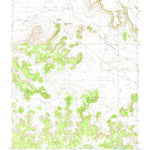 United States Geological Survey Wedding Cake Butte, NM-CO (1972, 24000-Scale) digital map