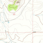 United States Geological Survey Wedding Cake Butte, NM-CO (1972, 24000-Scale) digital map