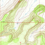 United States Geological Survey Wedding Cake Butte, NM-CO (1972, 24000-Scale) digital map