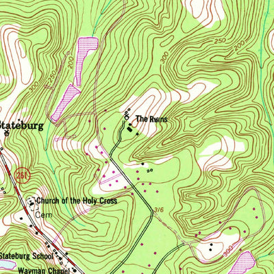 United States Geological Survey Wedgefield, SC (1953, 24000-Scale) digital map