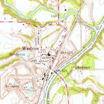 United States Geological Survey Wedron, IL (1970, 24000-Scale) digital map