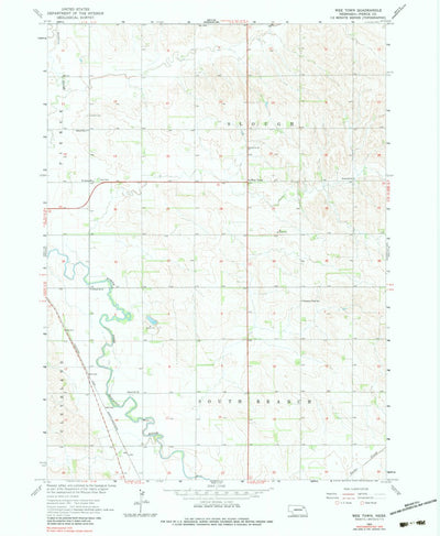 United States Geological Survey Wee Town, NE (1963, 24000-Scale) digital map