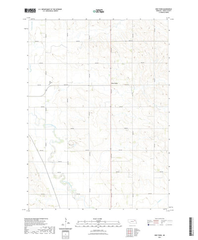 United States Geological Survey Wee Town, NE (2021, 24000-Scale) digital map