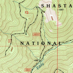 United States Geological Survey Weed, CA (1998, 24000-Scale) digital map