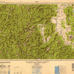 United States Geological Survey Weed, CA-OR (1950, 250000-Scale) digital map