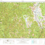 United States Geological Survey Weed, CA-OR (1958, 250000-Scale) digital map