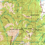 United States Geological Survey Weed, CA-OR (1958, 250000-Scale) digital map