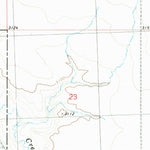 United States Geological Survey Weed Creek East, MT (1980, 24000-Scale) digital map