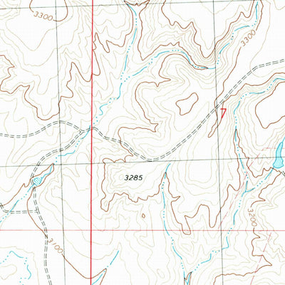 United States Geological Survey Weed Creek East, MT (1980, 24000-Scale) digital map