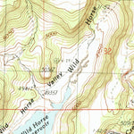 United States Geological Survey Weed Valley, CA-OR (1990, 24000-Scale) digital map