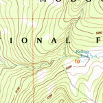 United States Geological Survey Weed Valley, CA-OR (1993, 24000-Scale) digital map