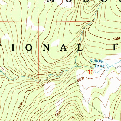 United States Geological Survey Weed Valley, CA-OR (1993, 24000-Scale) digital map
