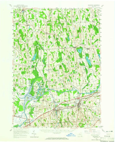 United States Geological Survey Weedsport, NY (1954, 62500-Scale) digital map