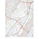 United States Geological Survey Weehawken, NJ (2023, 24000-Scale) digital map