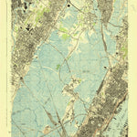 United States Geological Survey Weehawken, NJ-NY (1943, 25000-Scale) digital map
