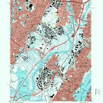 United States Geological Survey Weehawken, NJ-NY (1995, 24000-Scale) digital map