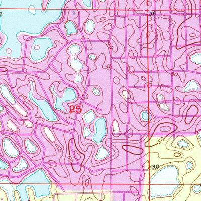 United States Geological Survey Weeki Wachee Spring, FL (1954, 24000-Scale) digital map