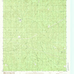 United States Geological Survey Weeks Settlement, TX (1984, 24000-Scale) digital map