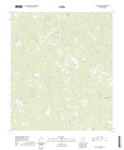 United States Geological Survey Weeks Settlement, TX (2022, 24000-Scale) digital map