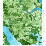 United States Geological Survey Weeksville, NC (1982, 24000-Scale) digital map