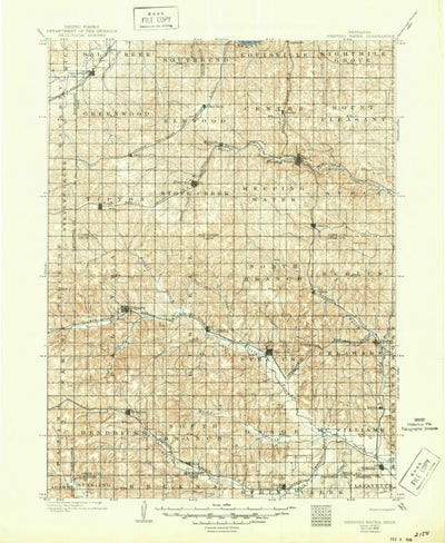 United States Geological Survey Weeping Water, NE (1903, 125000-Scale) digital map