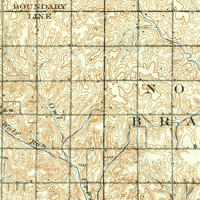 United States Geological Survey Weeping Water, NE (1903, 125000-Scale) digital map