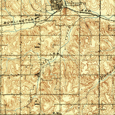 United States Geological Survey Weeping Water, NE (1929, 125000-Scale) digital map