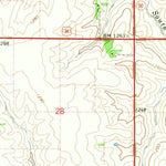 United States Geological Survey Weeping Water, NE (1966, 24000-Scale) digital map