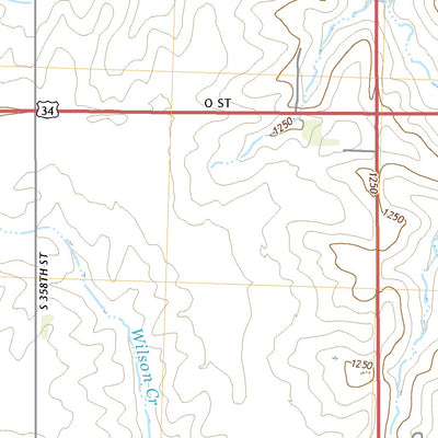 Weeping Water, NE (2021, 24000-Scale) Map by United States Geological ...