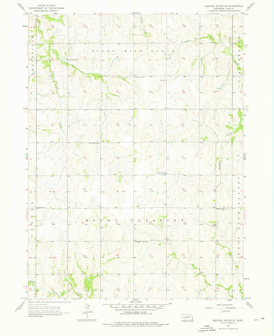 United States Geological Survey Weeping Water NE, NE (1956, 24000-Scale) digital map