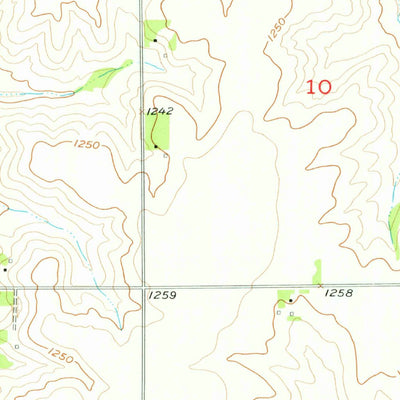 United States Geological Survey Weeping Water NE, NE (1956, 24000-Scale) digital map