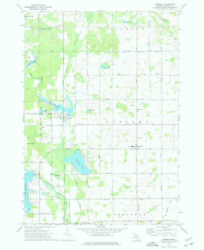 United States Geological Survey Weidman, MI (1973, 24000-Scale) digital map