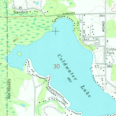 United States Geological Survey Weidman, MI (1973, 24000-Scale) digital map