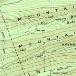 United States Geological Survey Weikert, PA (1968, 24000-Scale) digital map