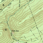 United States Geological Survey Weikert, PA (1968, 24000-Scale) digital map