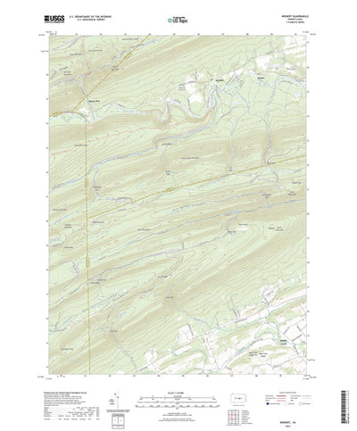 United States Geological Survey Weikert, PA (2023, 24000-Scale) digital map