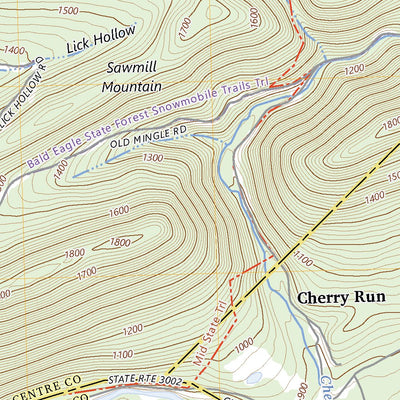 United States Geological Survey Weikert, PA (2023, 24000-Scale) digital map