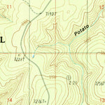 United States Geological Survey Weimer Point, AZ (1990, 24000-Scale) digital map