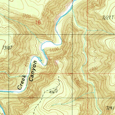 United States Geological Survey Weimer Point, AZ (1990, 24000-Scale) digital map