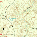 United States Geological Survey Weimer Point, AZ (1998, 24000-Scale) digital map