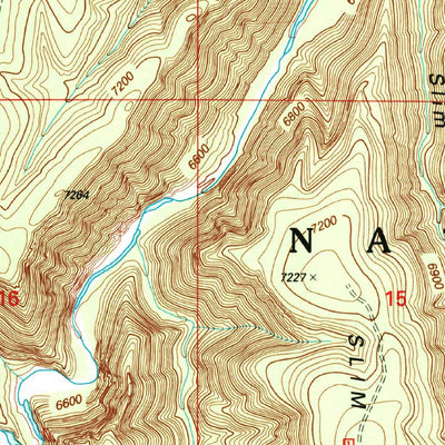 United States Geological Survey Weimer Point, AZ (1998, 24000-Scale) digital map