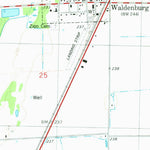 United States Geological Survey Weiner, AR (1980, 24000-Scale) digital map