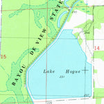United States Geological Survey Weiner, AR (1980, 24000-Scale) digital map
