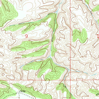 United States Geological Survey Weingart Place NW, MT (1965, 24000-Scale) digital map