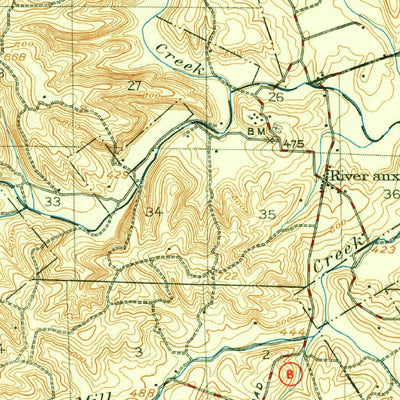 United States Geological Survey Weingarten, MO-IL (1909, 62500-Scale) digital map