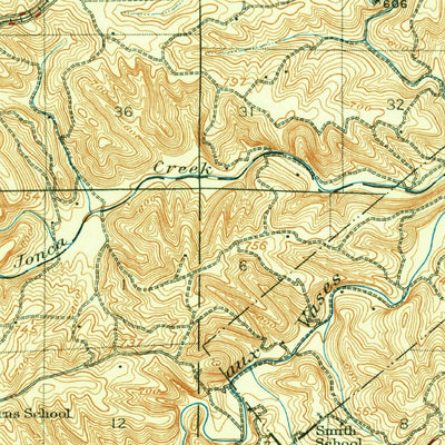 United States Geological Survey Weingarten, MO-IL (1909, 62500-Scale) digital map