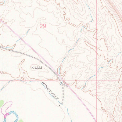 United States Geological Survey Weintz Draw, WY (1967, 24000-Scale) digital map